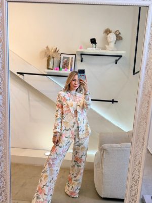 CONJUNTO BLAZER FLOWERS