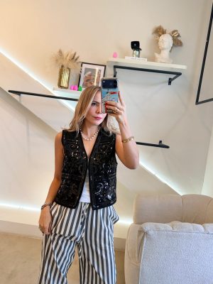 CHALECO DISEÑADOR BLACK