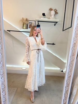 VESTIDO ENCAJE ESPAÑOL IVORY