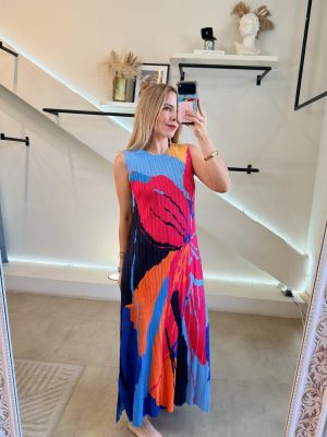 VESTIDO ESPAÑOL BLUE FLOR