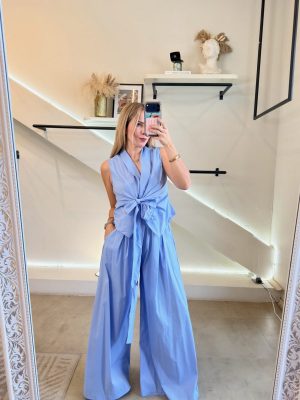 CONJUNTO BLUE POPELINA