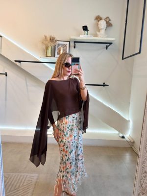 FALDA FLORES ESPAÑOLA WHITE