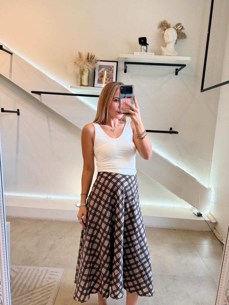 FALDA CUADROS ITALIANA - Imagen 3