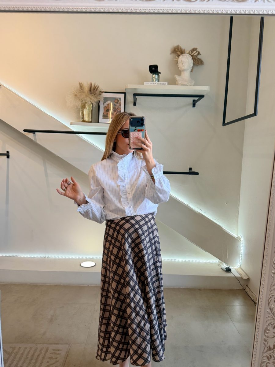 FALDA CUADROS ITALIANA - Imagen 2