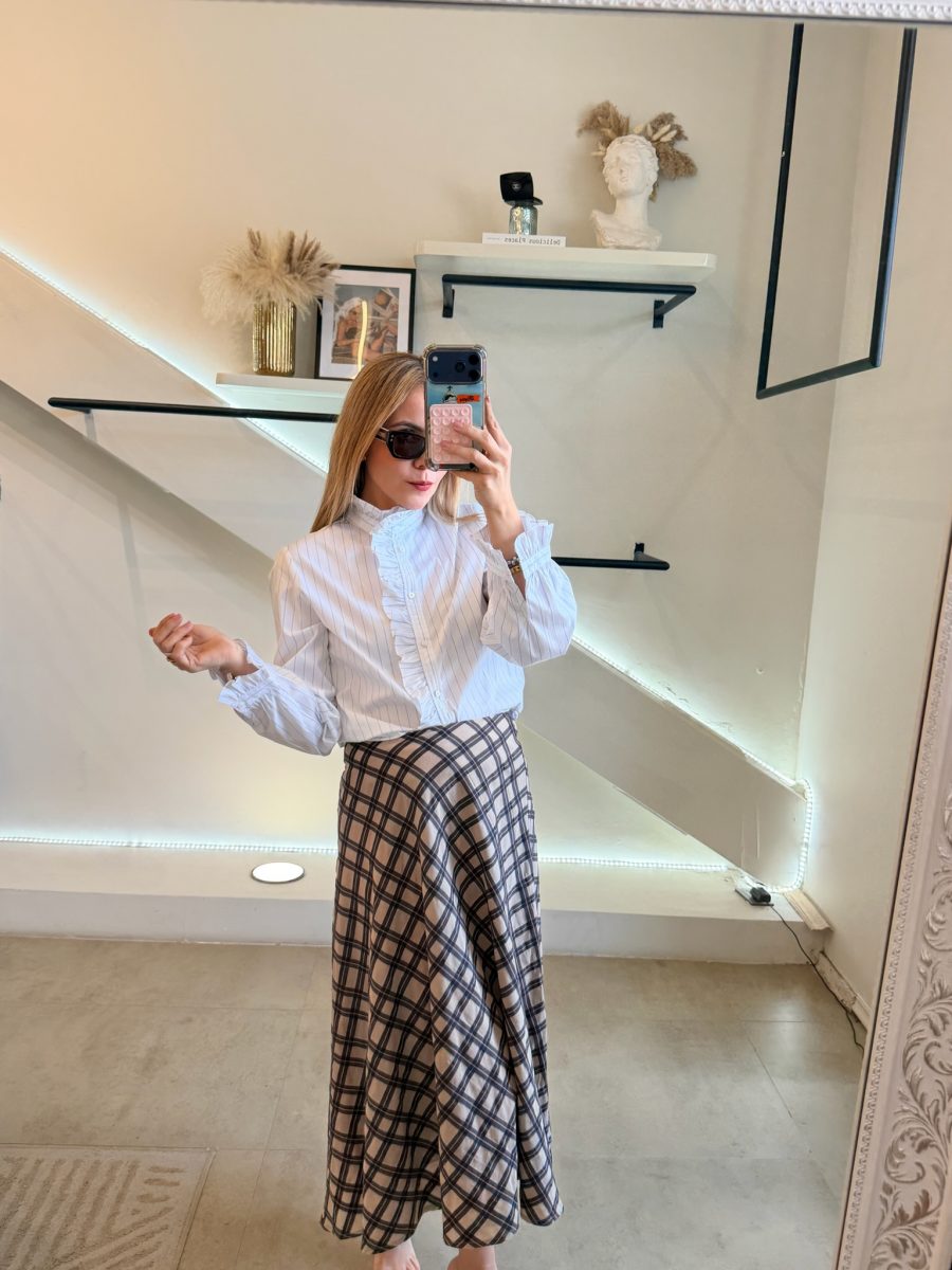 FALDA CUADROS ITALIANA