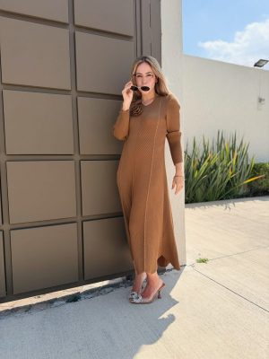 VESTIDO BROWN ESPAÑOL