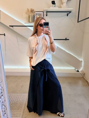 PANTALÓN LINO ITALIA BLUE