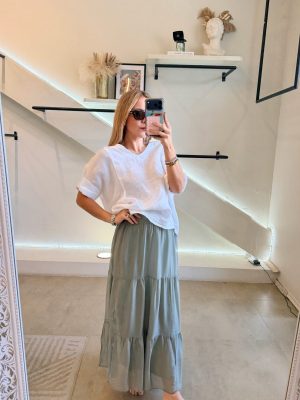 BLUSA BÁSICA WHITE LINO