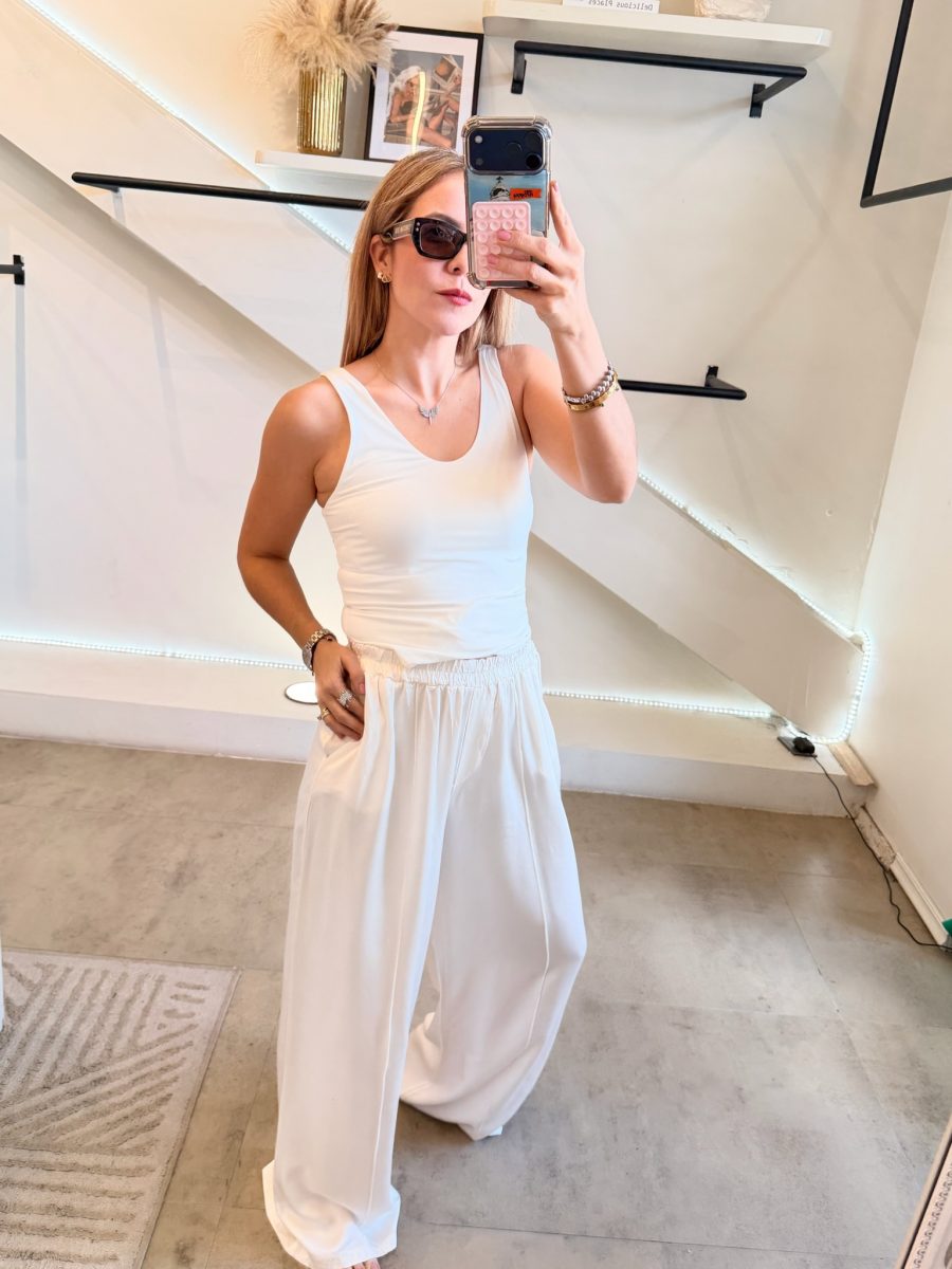 PANTALÓN BASIC SATIN IVORY