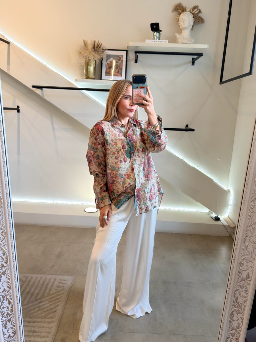 PANTALÓN BASIC SATIN IVORY - Imagen 6