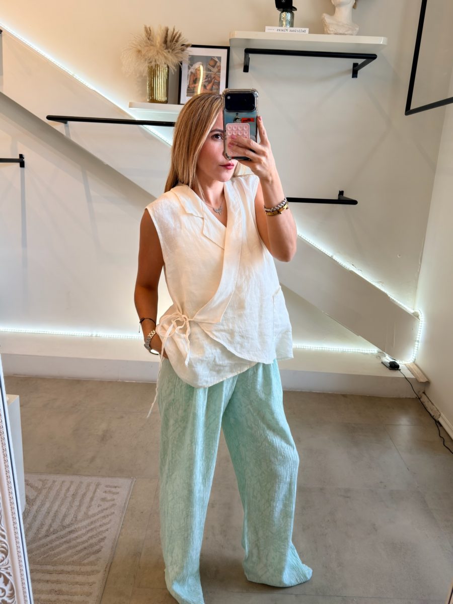 PANTALÓN BASIC MENTA - Imagen 7