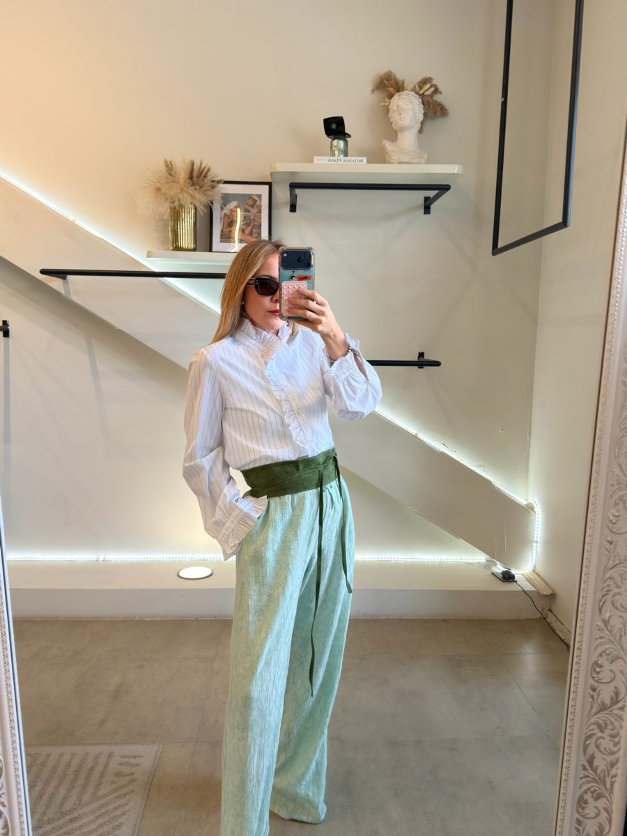 PANTALÓN BASIC MENTA - Imagen 3