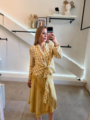 BLUSA YELLOW CUADROS