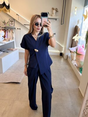 CONJUNTO BLUE LINES MARINO