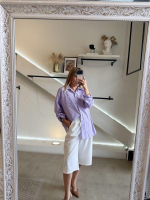 CAMISA VICHY PURPLE