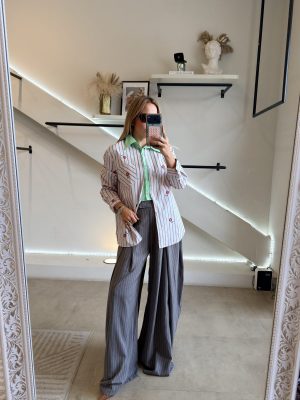 CAMISA BORDADA FLORES