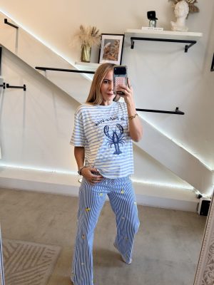 T SHIRT LOBSTER BLUE