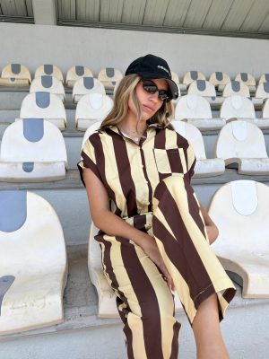 CONJUNTO BROWN YELLOW