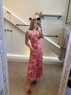 VESTIDO PINK FLOWERS