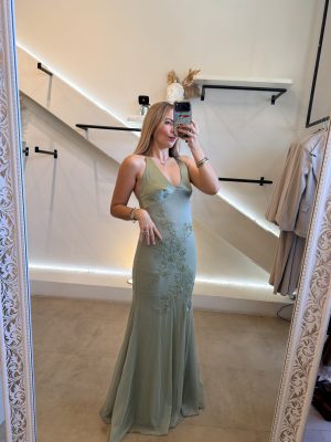 VESTIDO LARGO OLIVE