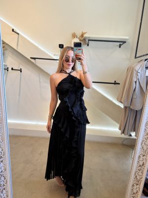 VESTIDO BLACK HALTER