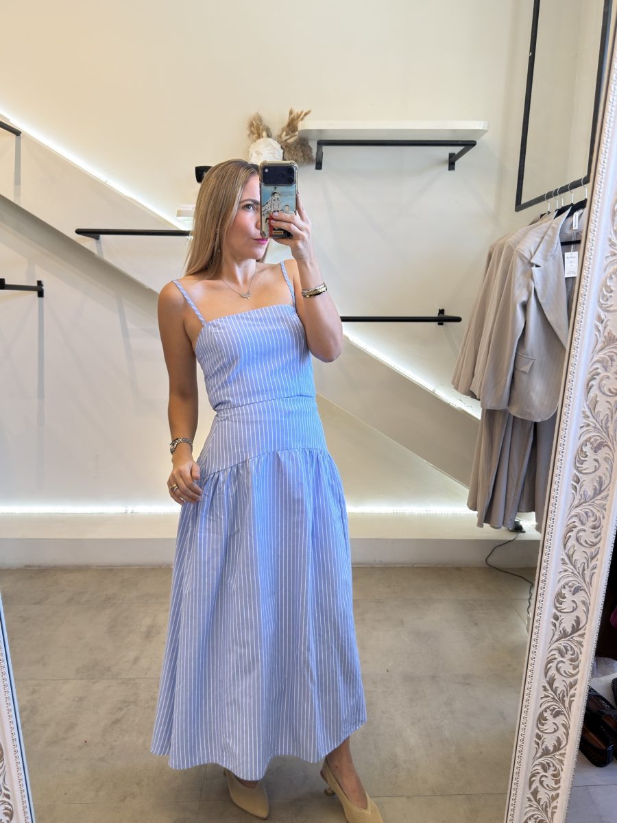 CONJUNTO FALDA LINES BLUE - Imagen 4