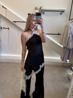 PALAZZO LACE BLACK