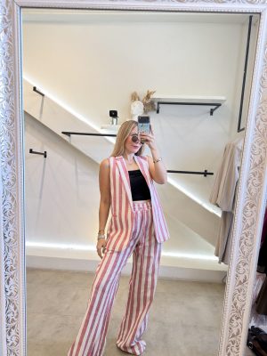 CONJUNTO CHALECO LINES RED