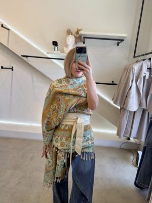 CHALECO BOHO GREEN