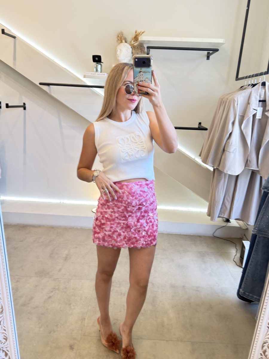 FALDA LENTEJUELA PINK - Imagen 3