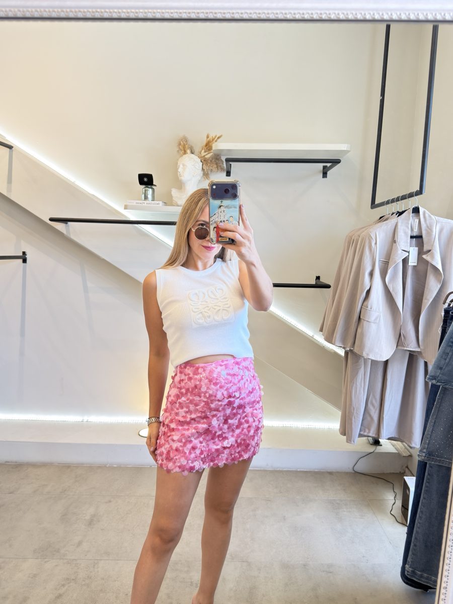 FALDA LENTEJUELA PINK - Imagen 4