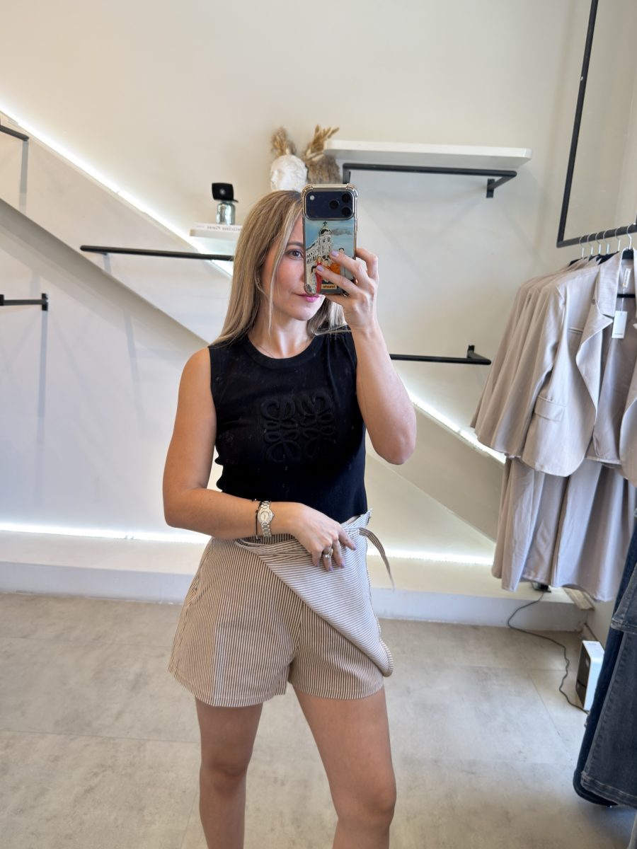 SHORT FALDA RAYAS - Imagen 5
