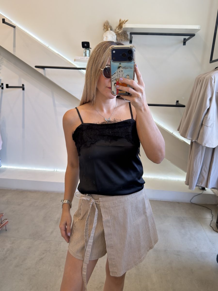 SHORT FALDA RAYAS - Imagen 6