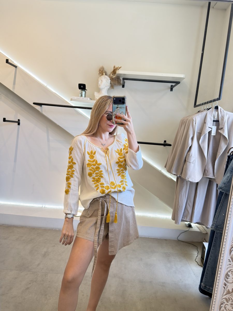 SHORT FALDA RAYAS - Imagen 9