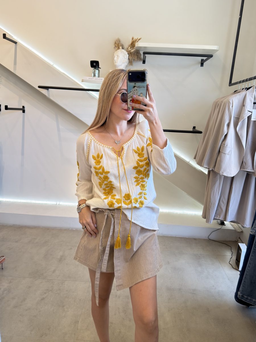 SHORT FALDA RAYAS - Imagen 10