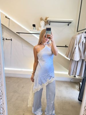 PALAZZO LACE BLUE
