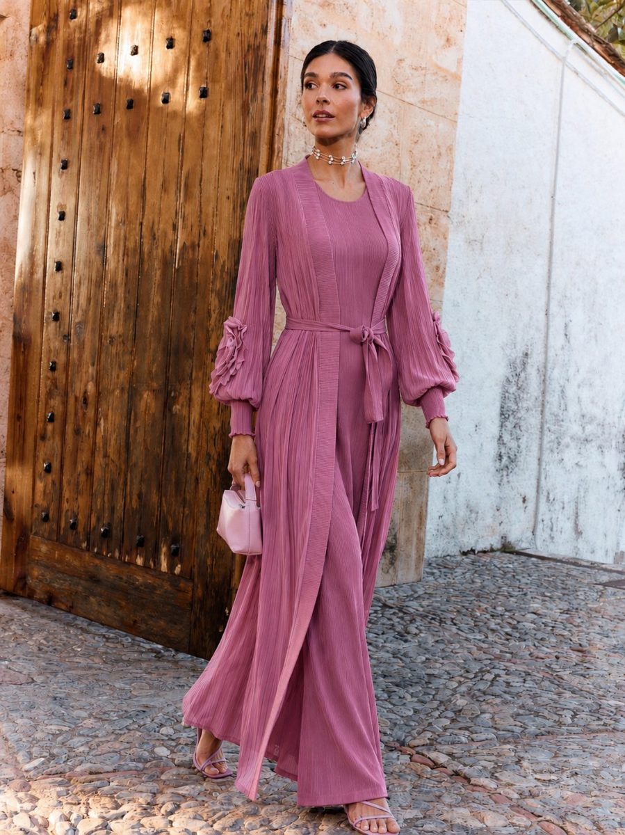 CONJUNTO PINK VESTIDO ENSAMBLE - Imagen 2