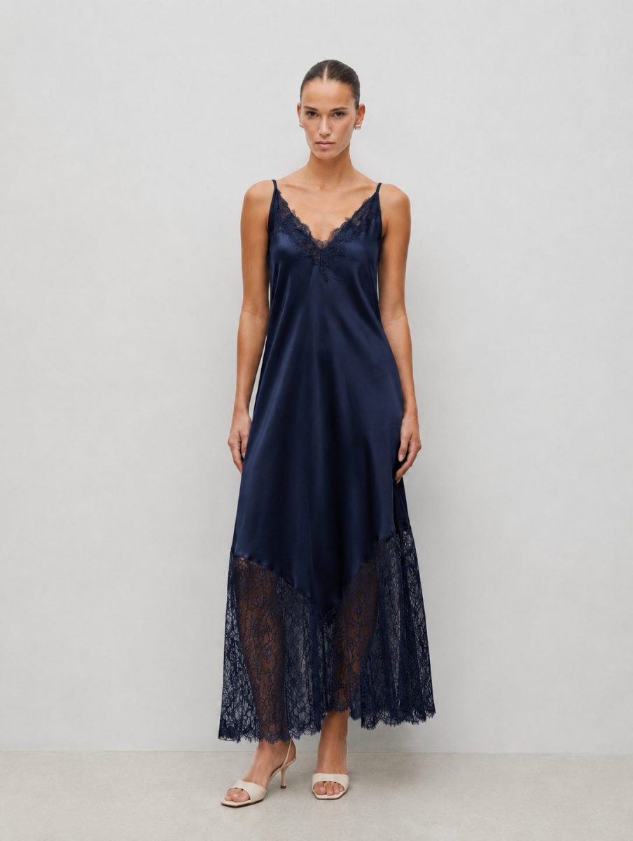 VESTIDO SEVILLA ENCAJE BLUE