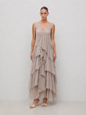 VESTIDO ARENA SEDA OLAN