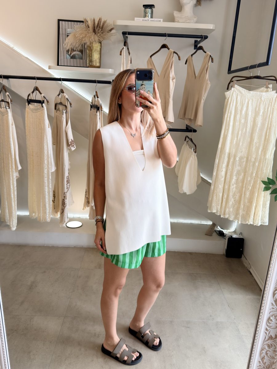 BLUSA CHALECO WHITE - Imagen 9