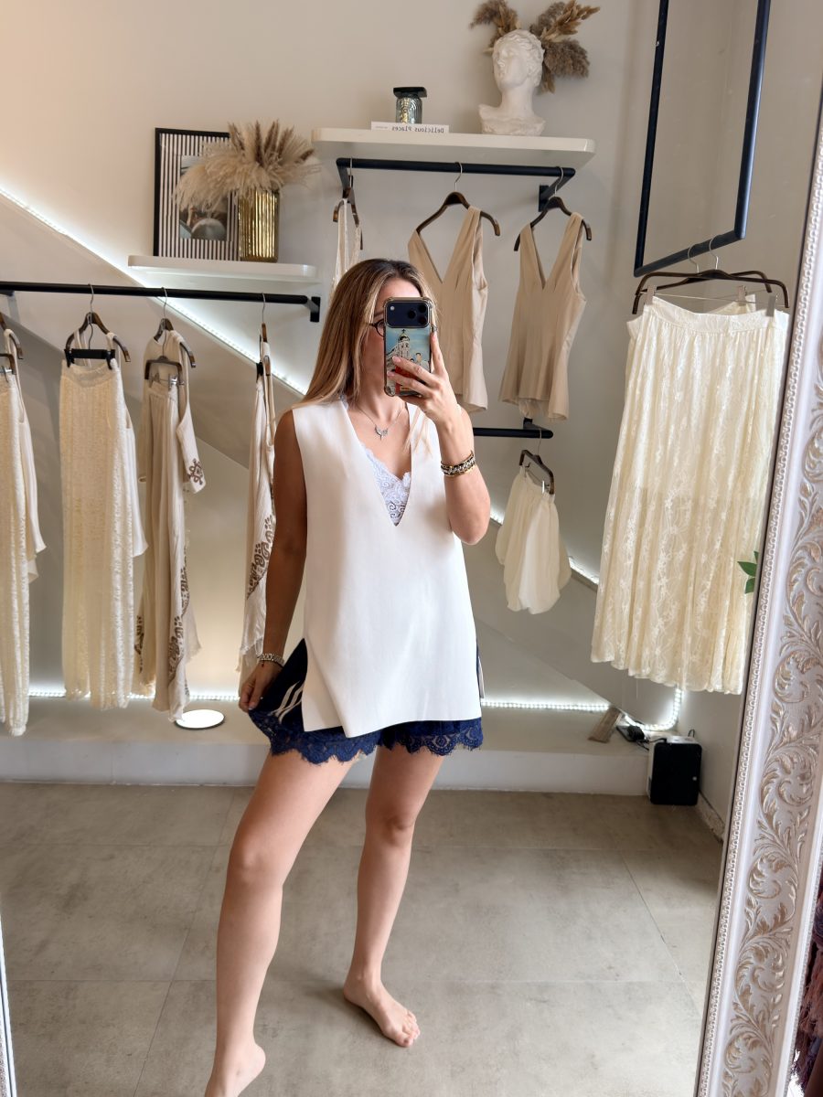 BLUSA CHALECO WHITE - Imagen 12