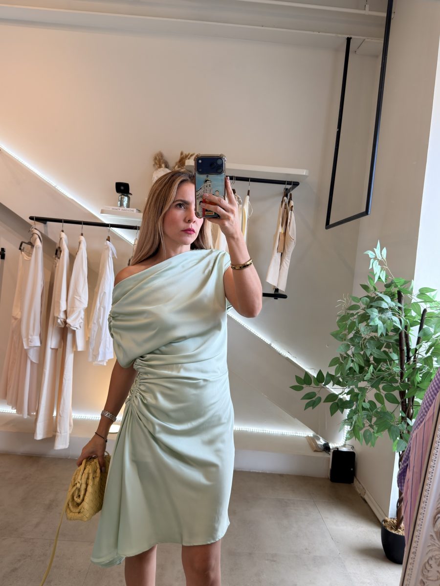 VESTIDO CORTO GREEN - Imagen 4