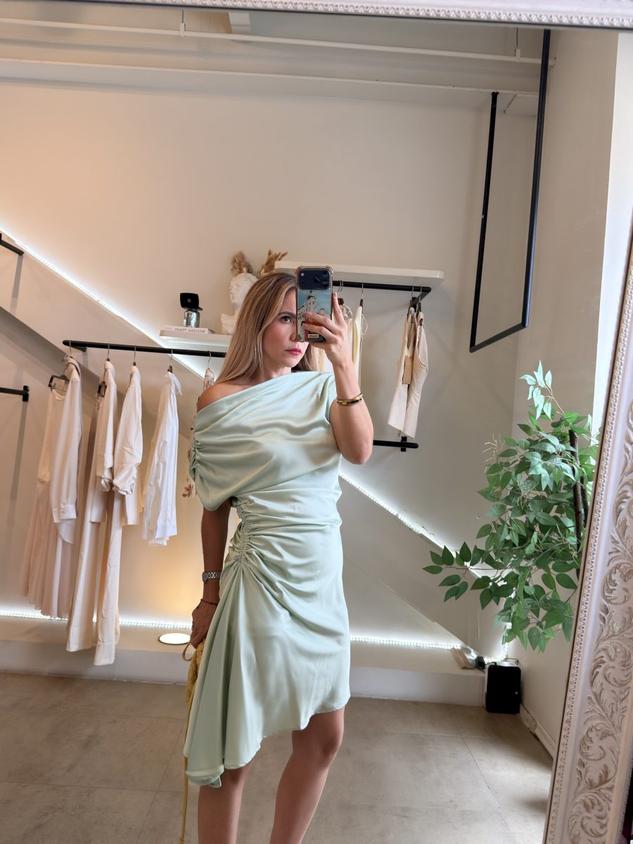 VESTIDO CORTO GREEN - Imagen 5