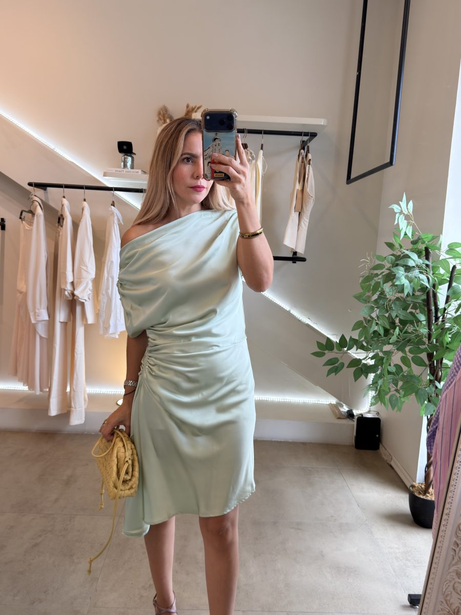 VESTIDO CORTO GREEN - Imagen 7