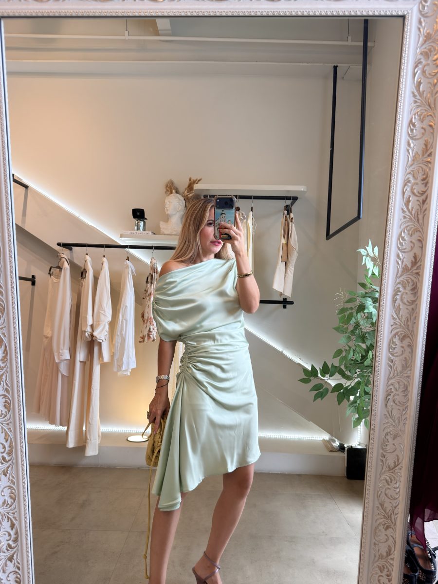 VESTIDO CORTO GREEN - Imagen 6