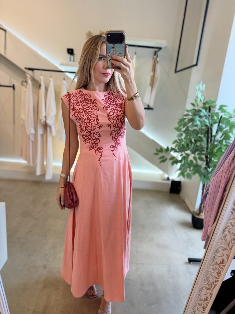 VESTIDO ESPAÑOL BORDADO RED - Imagen 4