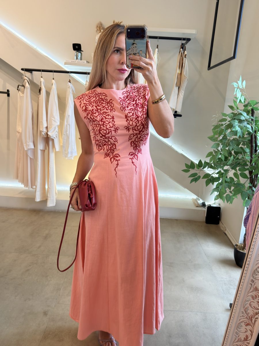 VESTIDO ESPAÑOL BORDADO RED - Imagen 9