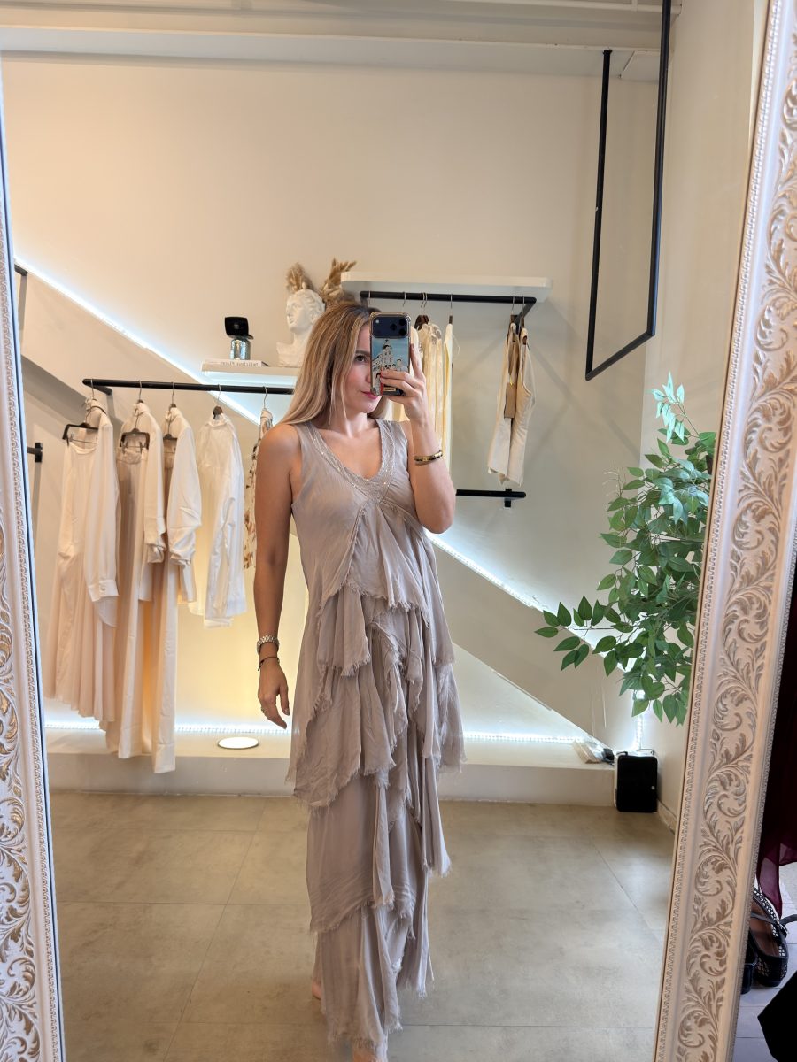 VESTIDO ARENA SEDA OLAN - Imagen 6