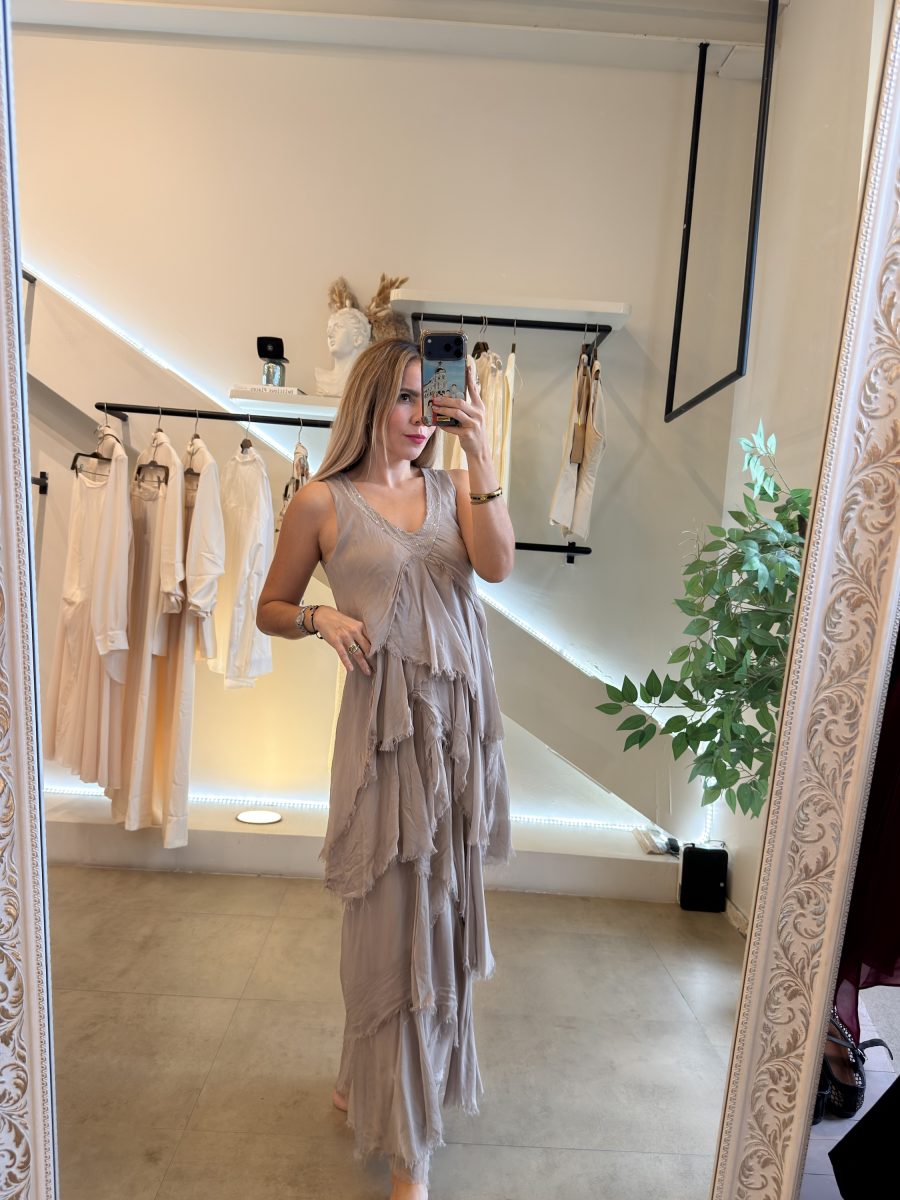 VESTIDO ARENA SEDA OLAN - Imagen 7
