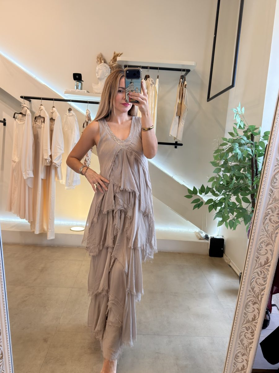 VESTIDO ARENA SEDA OLAN - Imagen 9
